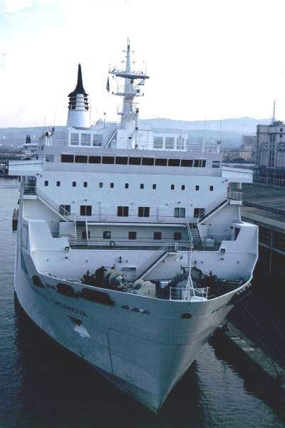 Photograph of the vessel  Danielle Casanova pictured in Marseille on 28th August 1999