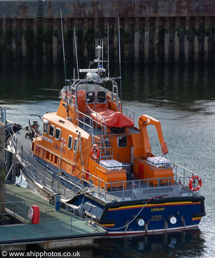 Photograph of the vessel RNLB Daniel L. Gibson pictured at Aberdeen on 13th May 2022