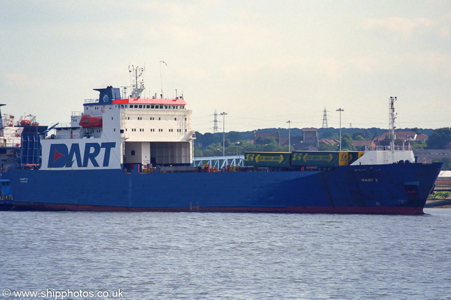 Dart 3 pictured passing Gravesend on 3rd May 2003