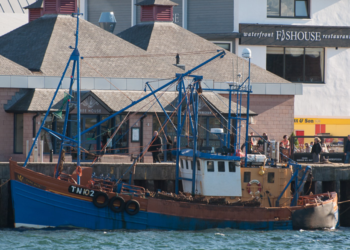 Photograph of the vessel fv Dawn Maid pictured at Oban on 20th September 2014