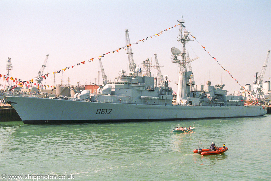 Photograph of the vessel FS De Grasse pictured at the International Festival of the Sea, Portsmouth Naval Base on 24th August 2001