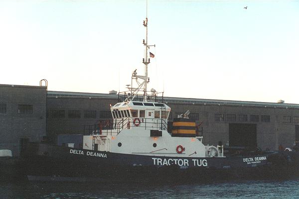 Photograph of the vessel  Delta Deanna pictured in San Francisco on 13th September 1994