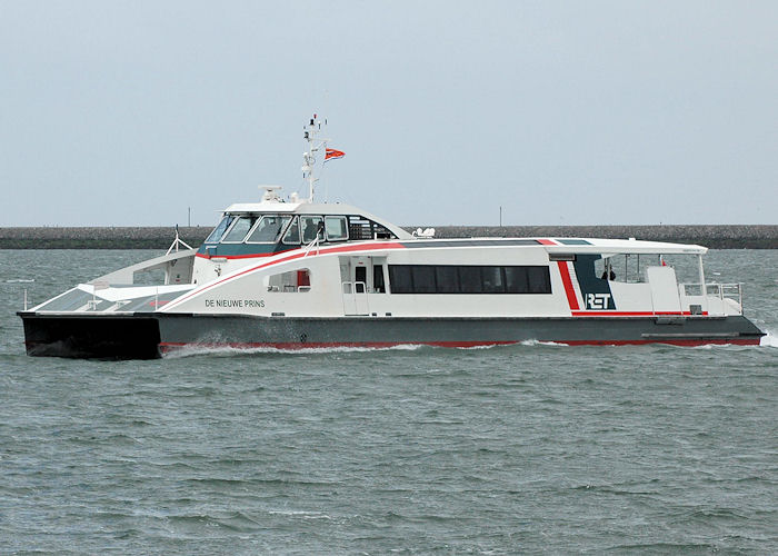 Photograph of the vessel  De Nieuwe Prins pictured approaching Europoort on 20th June 2010