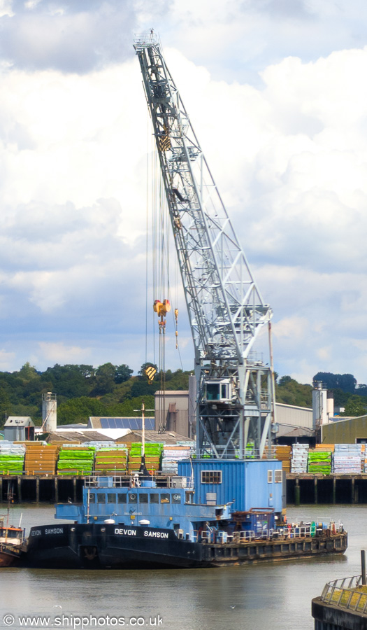 Photograph of the vessel  Devon Samson pictured at Strood on 21st July 2025