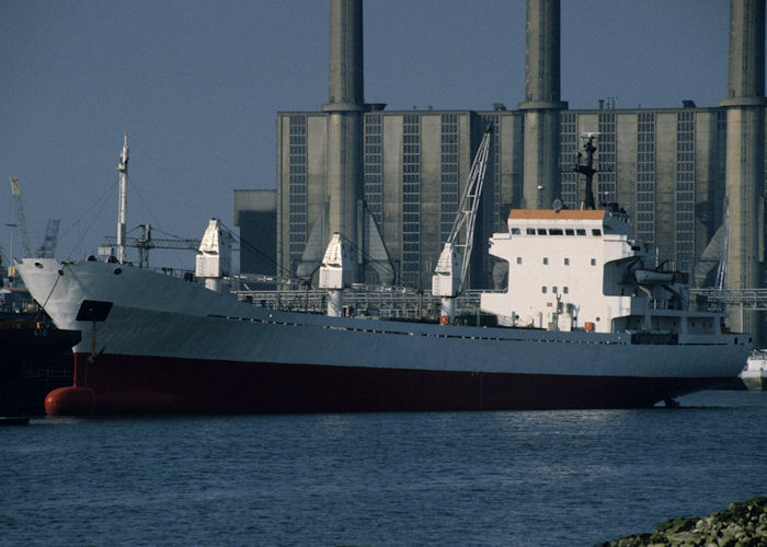 Photograph of the vessel  Diamond Reefer pictured in Waalhaven, Rotterdam on 14th April 1996