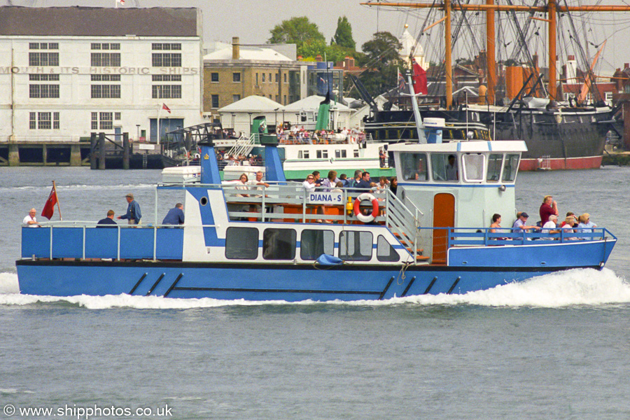Photograph of the vessel  Diana-S pictured at Gosport on 29th August 2002