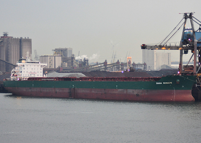 Photograph of the vessel  Diana Schulte pictured at EECV, Calandkanaal, Europoort on 28th June 2011