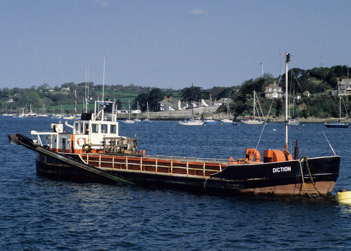 Photograph of the vessel  Diction pictured at Falmouth on 5th May 1996