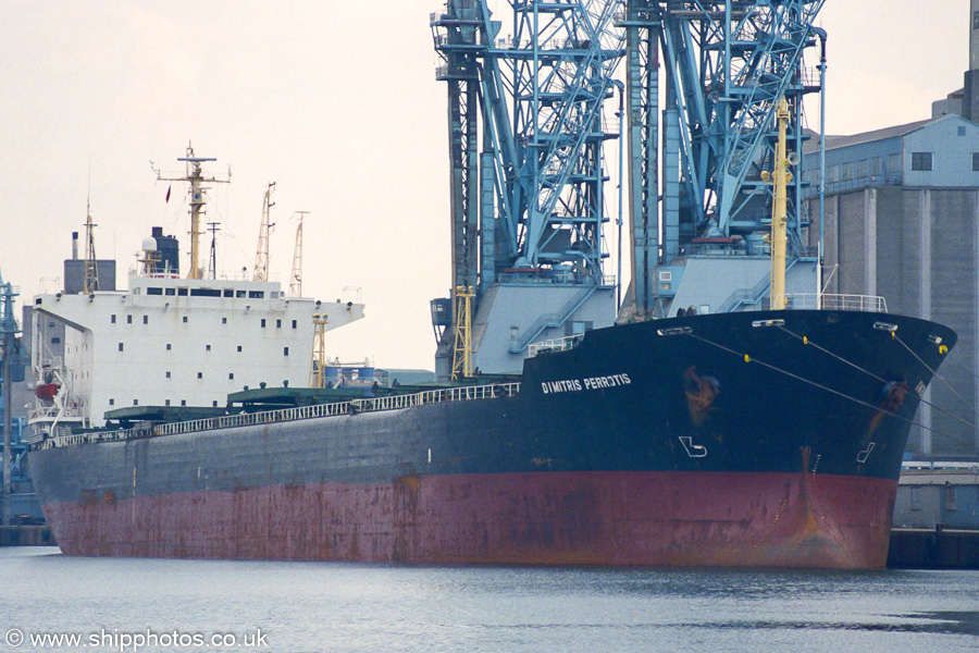 Photograph of the vessel  Dimitris Perrotis pictured in Royal Seaforth Dock, Liverpool on 14th June 2003