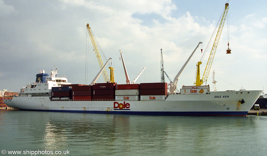  Dole Asia pictured in Portsmouth on 22nd September 2001
