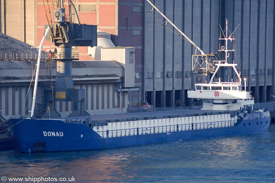 Photograph of the vessel  Donau pictured at Belfast on 17th August 2002