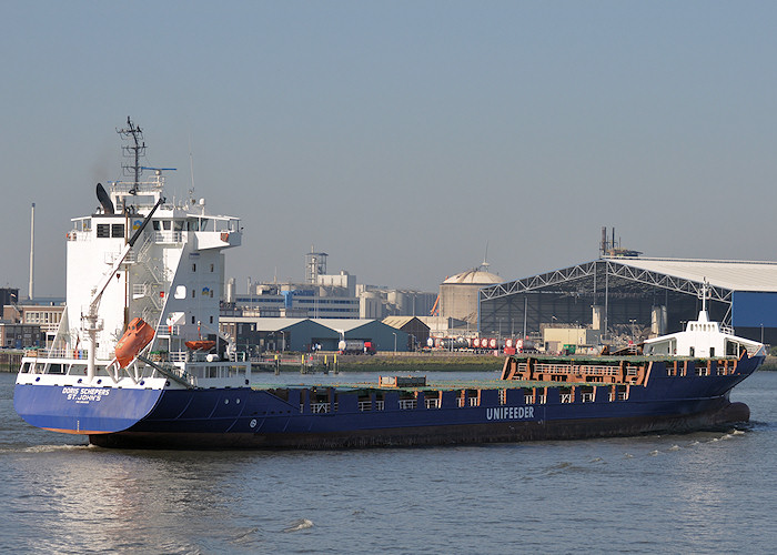 Photograph of the vessel  Doris Schepers pictured passing Vlaardingen on 27th June 2011