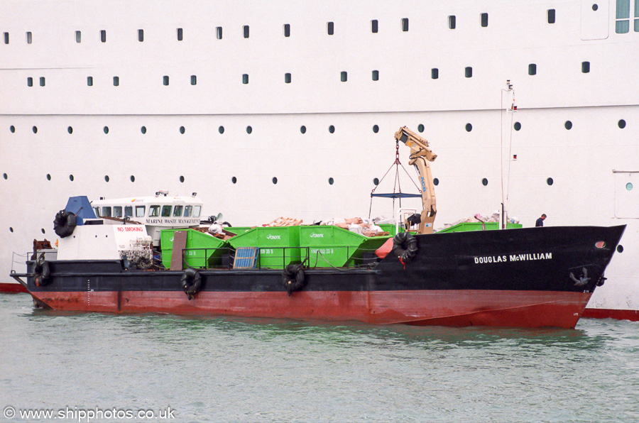 Photograph of the vessel  Douglas McWilliam pictured at Southampton on 22nd July 2001