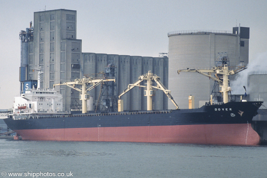Photograph of the vessel  Dover pictured in Zesde Havendok, Antwerp on 20th June 2002