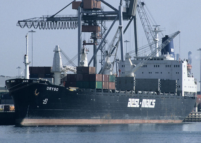 Photograph of the vessel  Dryso pictured in Britanniëhaven, Rotterdam on 27th September 1992