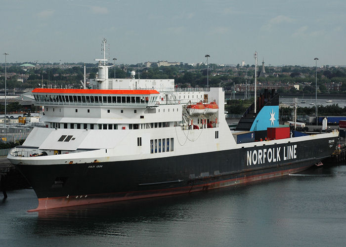 Photograph of the vessel  Dublin Viking pictured at Dublin on 16th June 2006