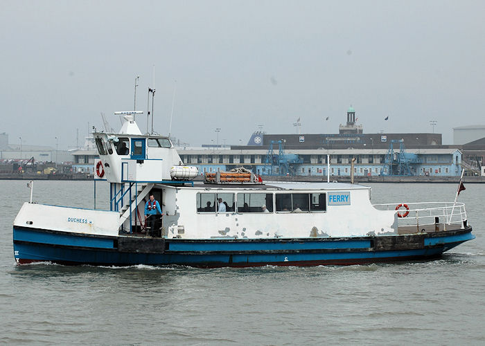 Photograph of the vessel  Duchess M pictured approaching Gravesend from Tilbury on 22nd May 2010
