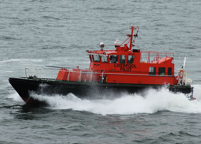 Photograph of the vessel pv Dunlin pictured on the River Mersey on 18th June 2006