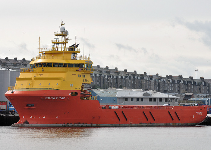  Edda Fram pictured at Aberdeen on 17th April 2012