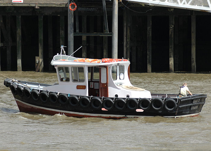 Photograph of the vessel  Eddie C pictured in London on 14th June 2009