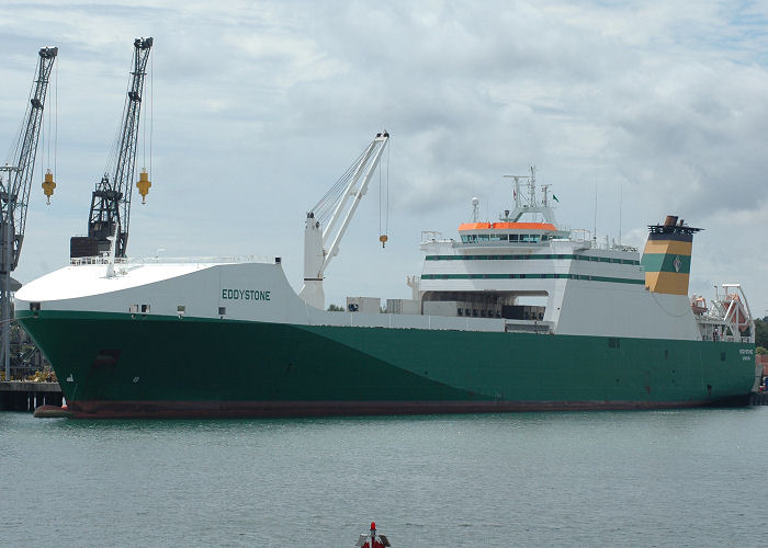 Photograph of the vessel  Eddystone pictured at Marchwood Military Port on 13th June 2009