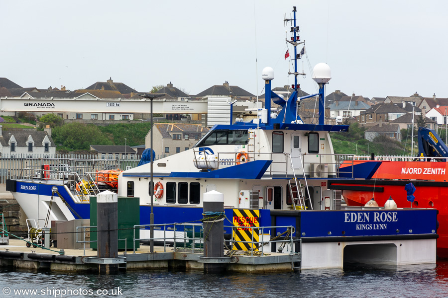 Photograph of the vessel  Eden Rose pictured at Wick on 12th May 2024