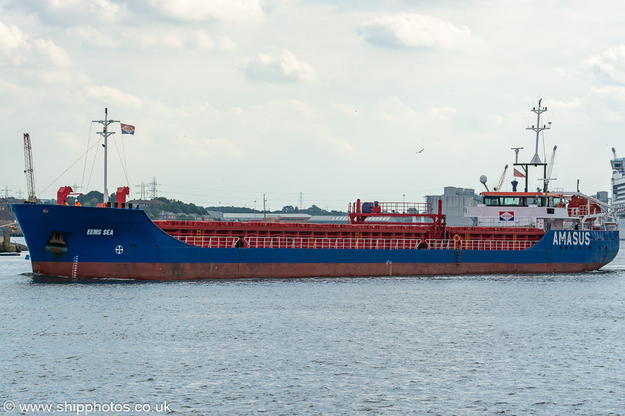 Photograph of the vessel  Eems Sea pictured passing North Shields on 29th July 2022