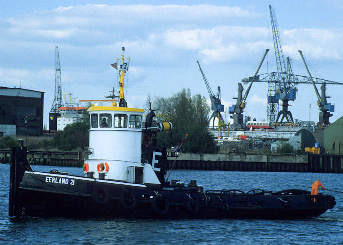 Photograph of the vessel  Eerland 21 pictured in Rotterdam on 20th April 1997