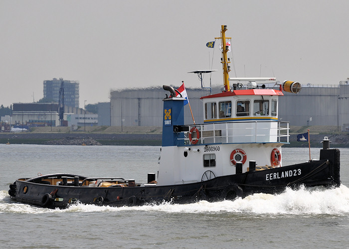 Photograph of the vessel  Eerland 23 pictured passing Vlaardingen on 26th June 2012