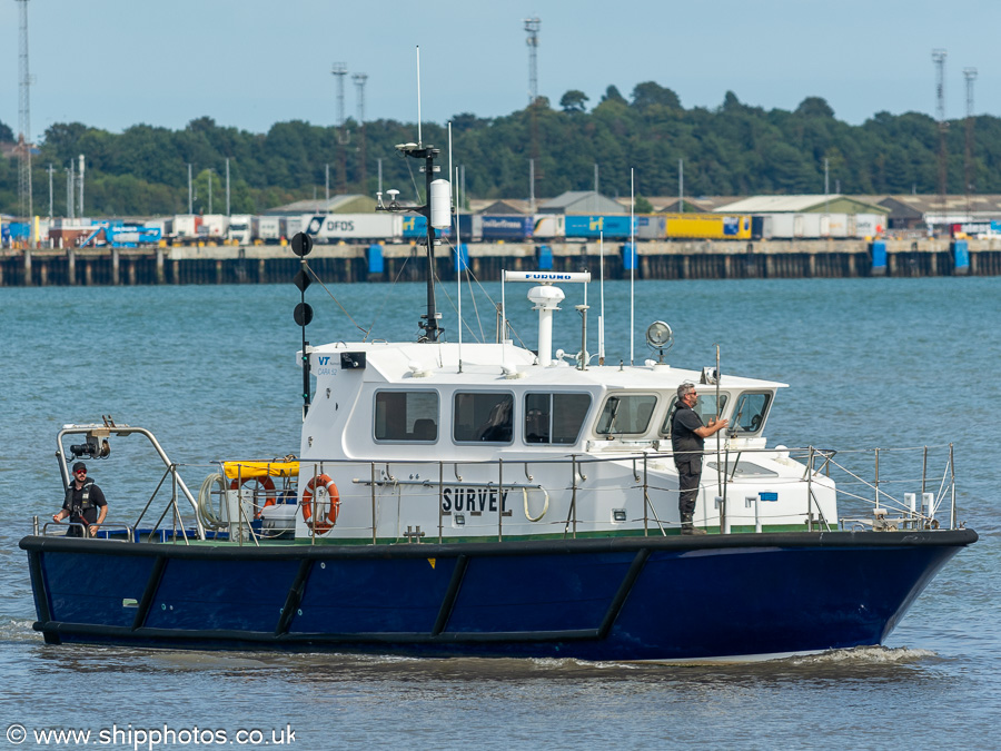 Photograph of the vessel  Egret pictured at Harwich on 16th August 2024