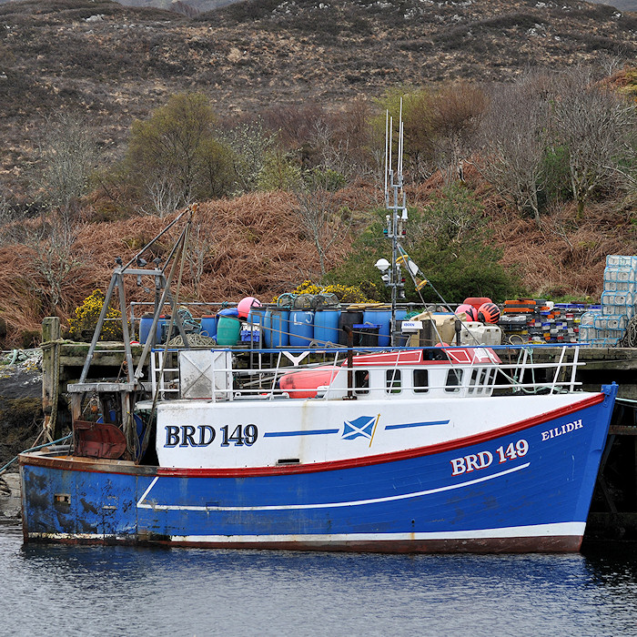 Photograph of the vessel fv Eilidh pictured at Kyleakin on 8th April 2012
