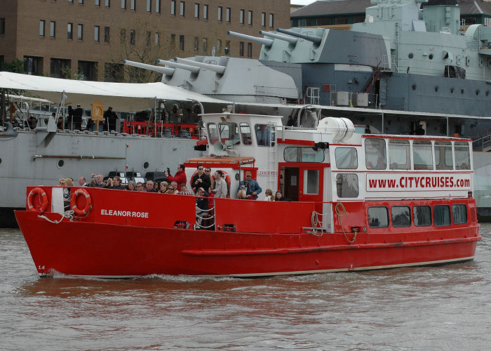 Photograph of the vessel  Eleanor Rose pictured in London on 1st May 2006