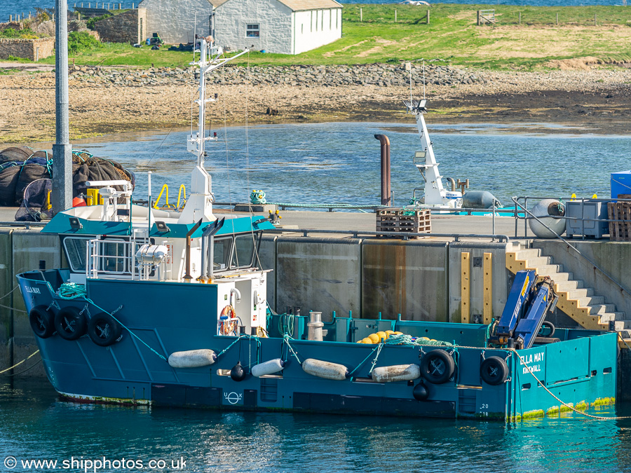 Photograph of the vessel  Ella May pictured at Stromness on 17th May 2024