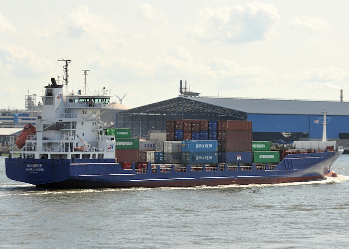 Photograph of the vessel  Elusive pictured passing Vlaardingen on 24th June 2011