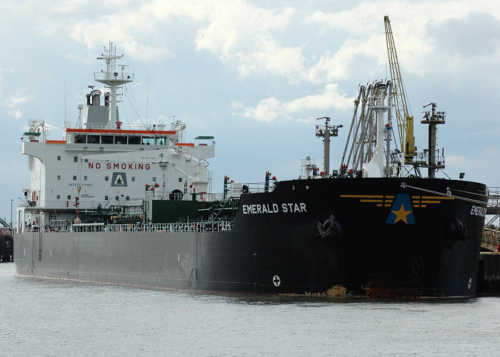 Photograph of the vessel  Emerald Star pictured at Coryton on 10th August 2006