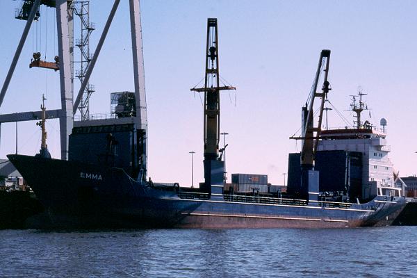 Photograph of the vessel  Emma pictured in Hamburg on 20th March 2001