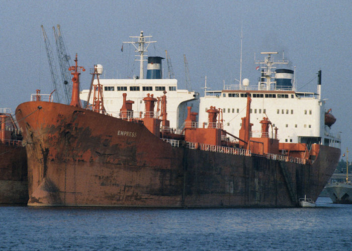 Photograph of the vessel  Empress pictured in Maashaven, Rotterdam on 27th September 1992