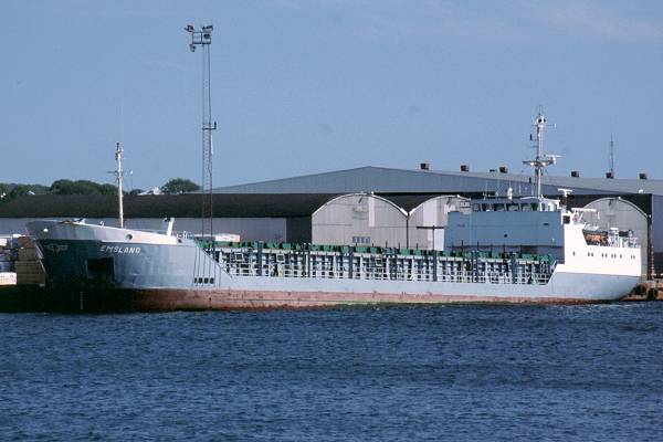 Photograph of the vessel  Emsland pictured in Varberg on 28th May 2001