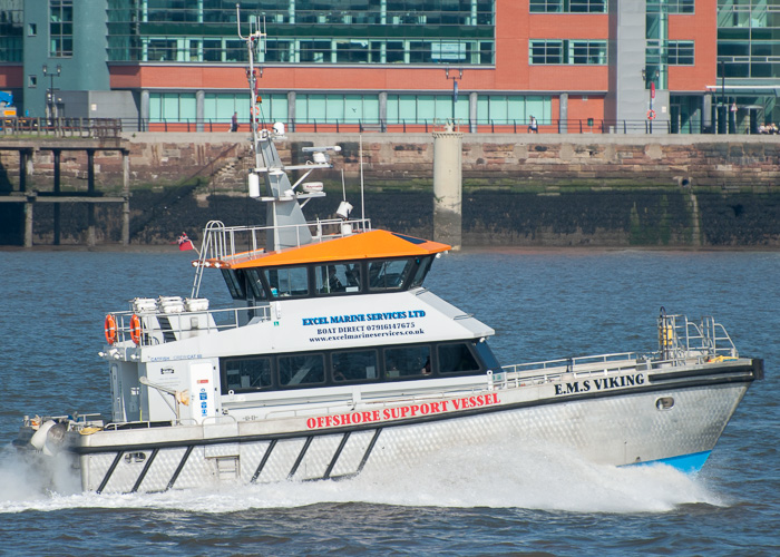 Photograph of the vessel  E.M.S. Viking pictured at Liverpool on 31st May 2014