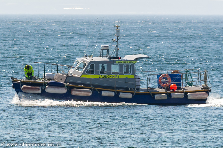 Photograph of the vessel  Enbarr pictured approaching Scapa Pier on 16th May 2024