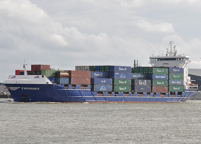 Photograph of the vessel  Endurance pictured passing Vlaardingen on 24th June 2012