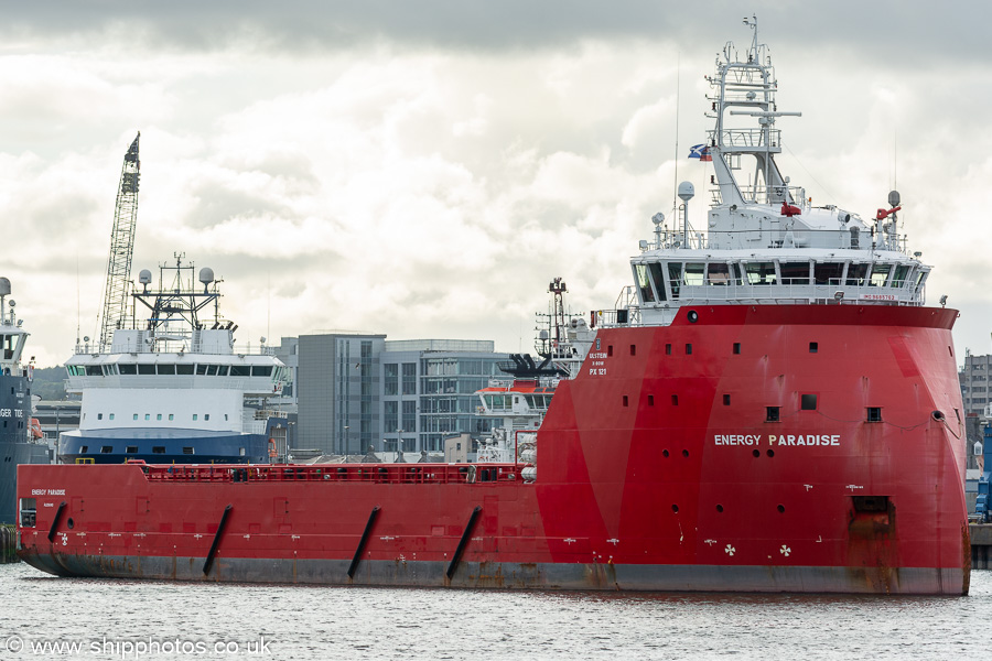 Photograph of the vessel  Energy Paradise pictured at Aberdeen on 11th September 2024