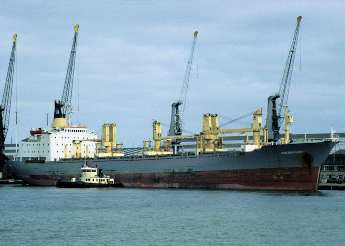 Photograph of the vessel  Enterprise I pictured in Antwerp on 19th April 1997