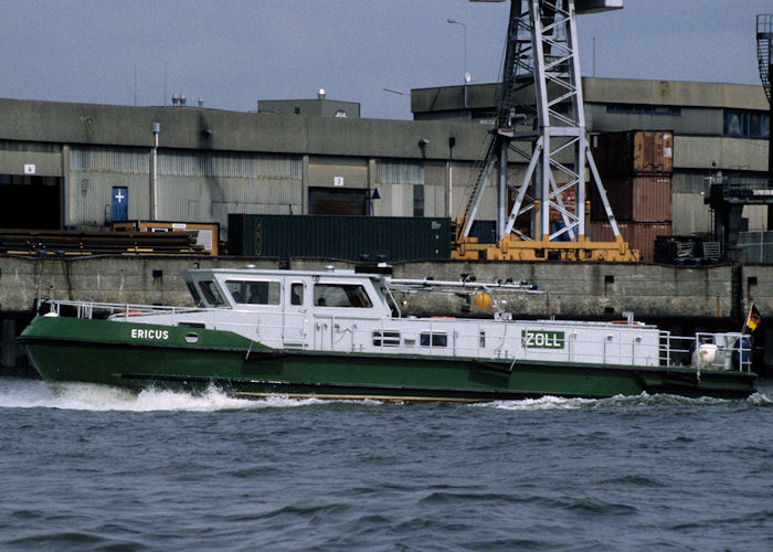 Photograph of the vessel  Ericus pictured at Hamburg on 27th May 1998