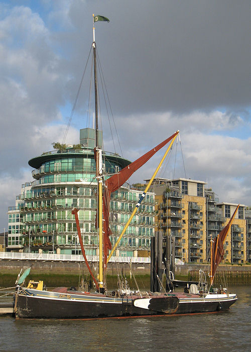 Photograph of the vessel sb Ethel Ada pictured in London on 16th October 2009