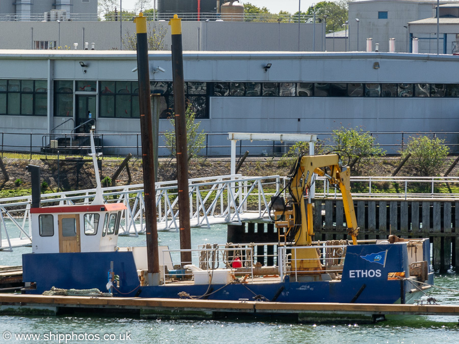 Photograph of the vessel  Ethos pictured at Marchwood on 20th April 2024