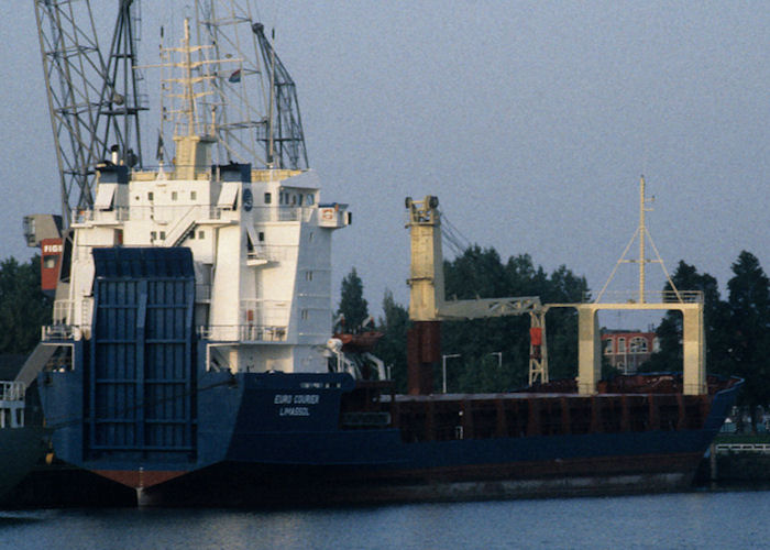  Euro Courier pictured in Maashaven, Rotterdam on 27th September 1992