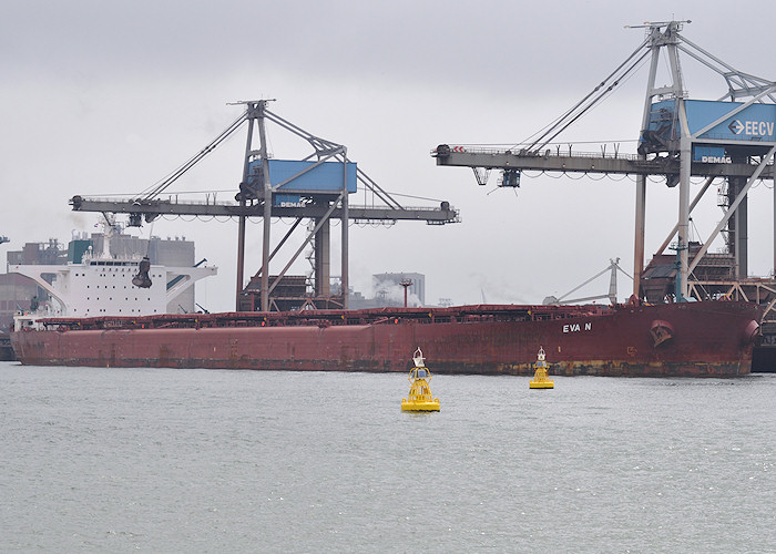 Photograph of the vessel  Eva N pictured at EECV, Calandkanaal, Europoort on 26th June 2011