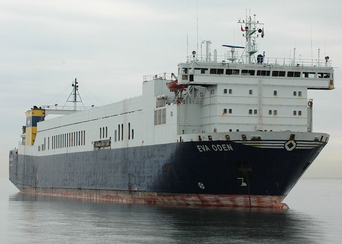 Photograph of the vessel  Eva Oden pictured in the Thames Estuary on 6th May 2006