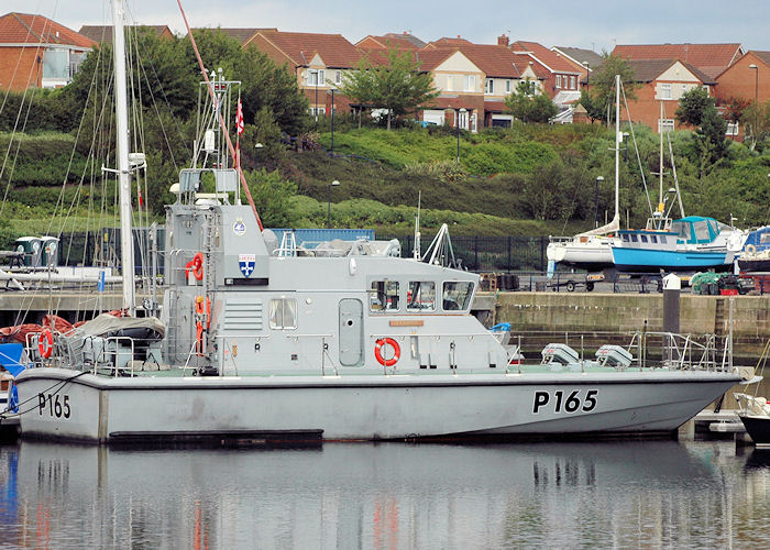 Photograph of the vessel HMS Example pictured at Royal Quays, North Shields on 6th August 2010
